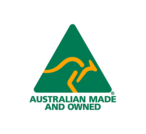 Australian made and owned official logo